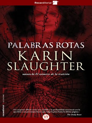 cover image of Palabras rotas